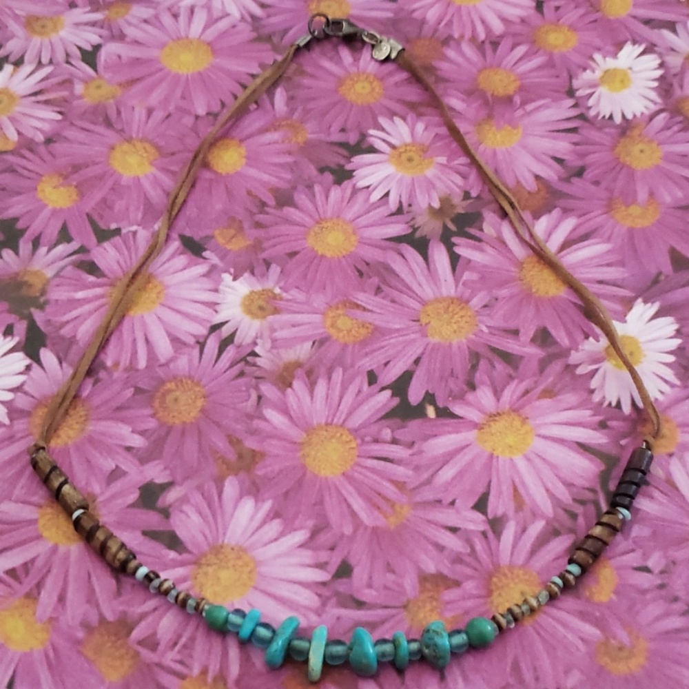 AE natural turquoise necklace